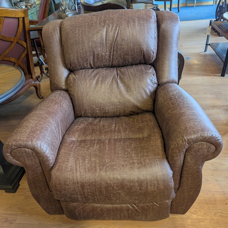 Bes Swivel Recliner, Brown, Size: FauxLthr
39 x 34 x 37