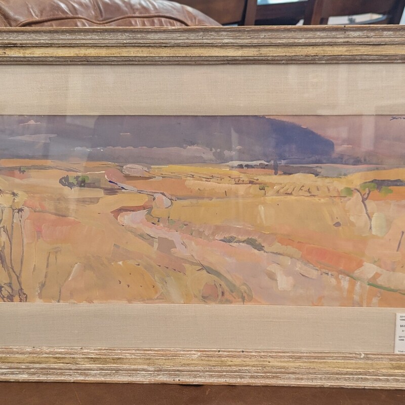 Landscape Original Paint, Aroldo G, Framed
33 x 18.5