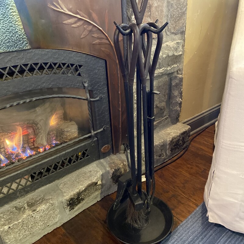 PB Iron Fireplace Tools