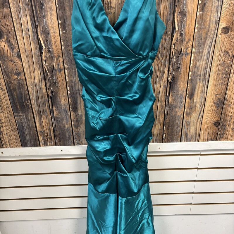 Long Teal Dress, Size: 8