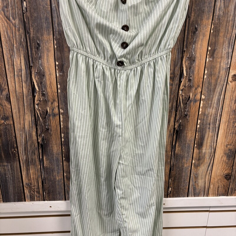 Button Top Romper, Size: Small