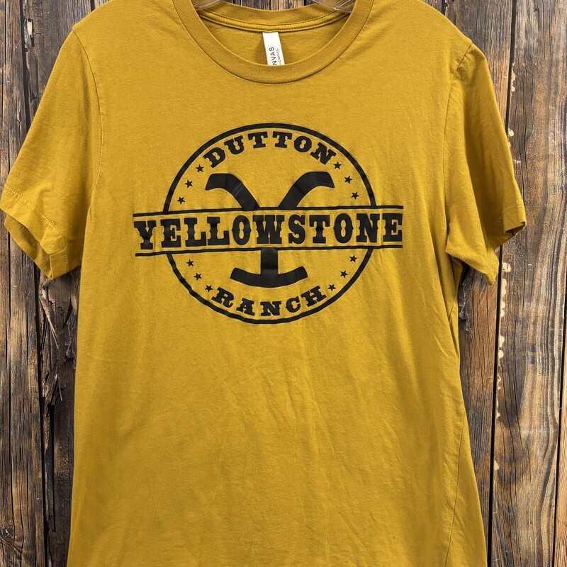 Yellowstone Mustard Tee, Size: Medium