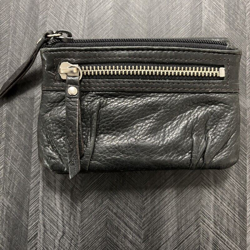 Black Leather Fossil Wallet