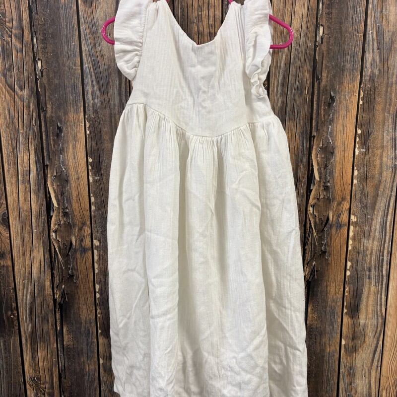 White Flowy Dress, Size: 18m