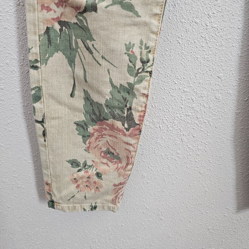 Current Elliott Floral, Tanpink, Size: 28/6