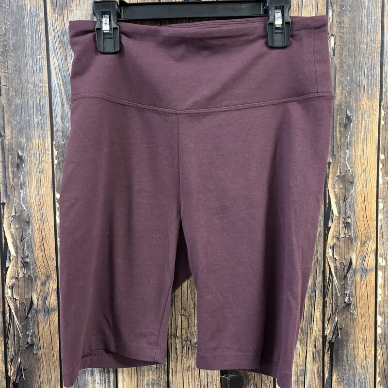 Maroon Biker Shorts, Size: S