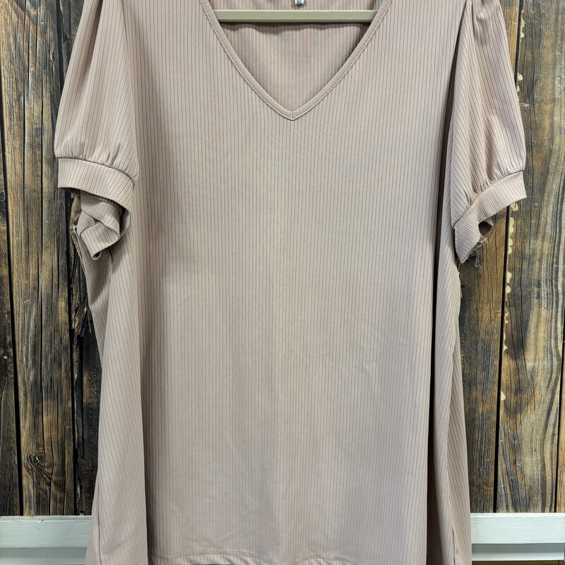 Ribbed Blush Shirt, Size: XL