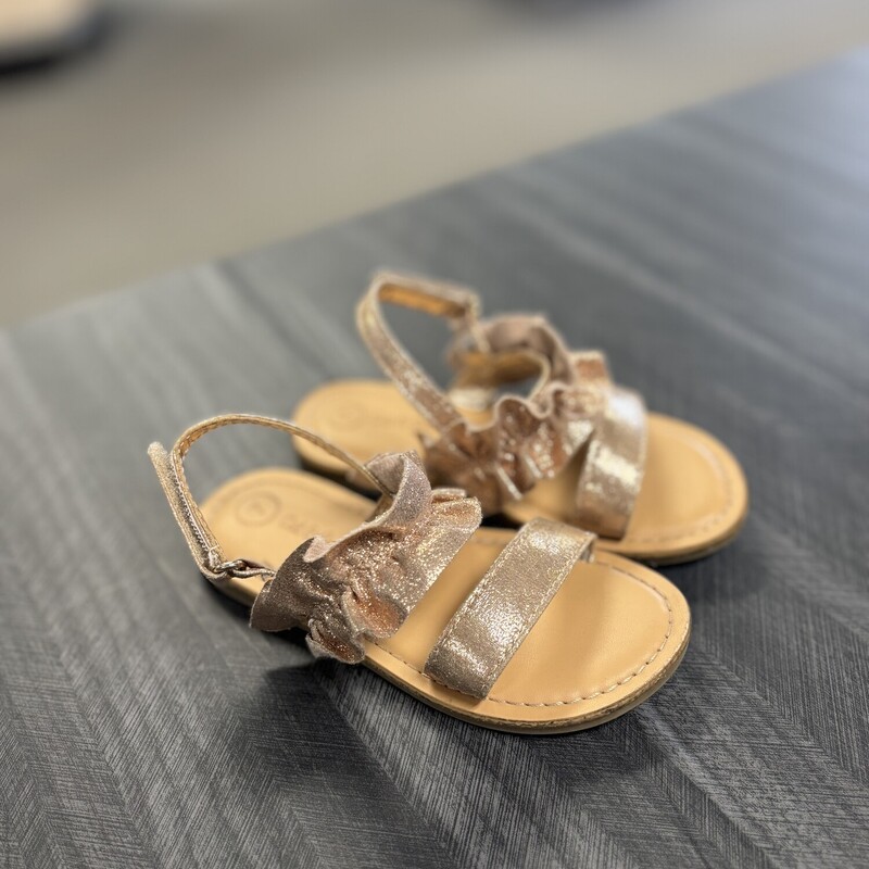 Rose Gold Sandals, Size: 7c