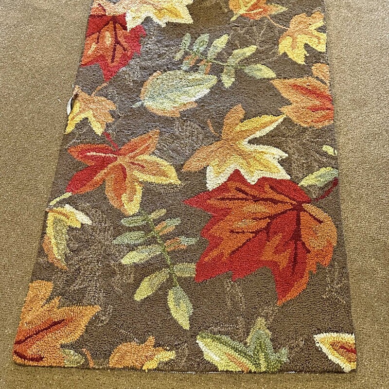 Colorful Leaves Rug 27x44