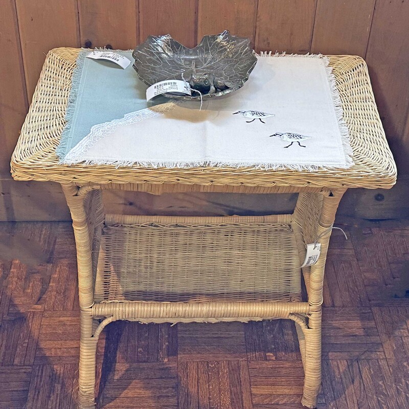 Wicker Side Table