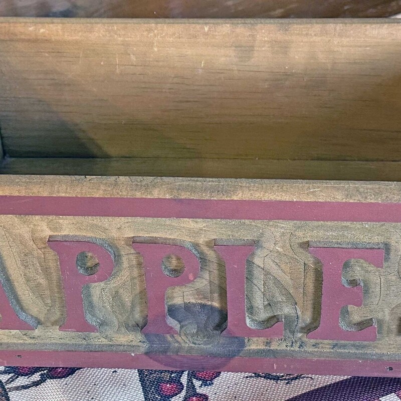 Wooden Apples Box