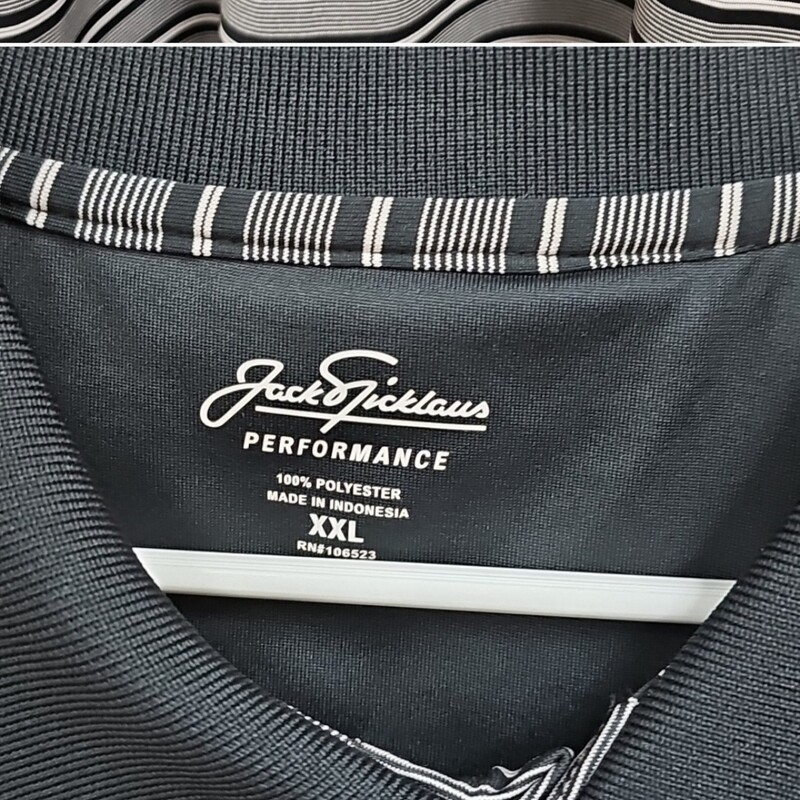 NEW JACK NICHLAUS SHIRT, BLACK, Size: XXL