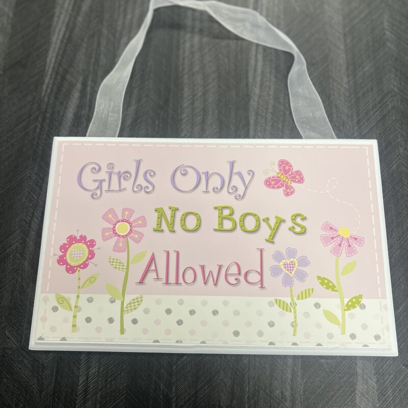 Girls Only Sign