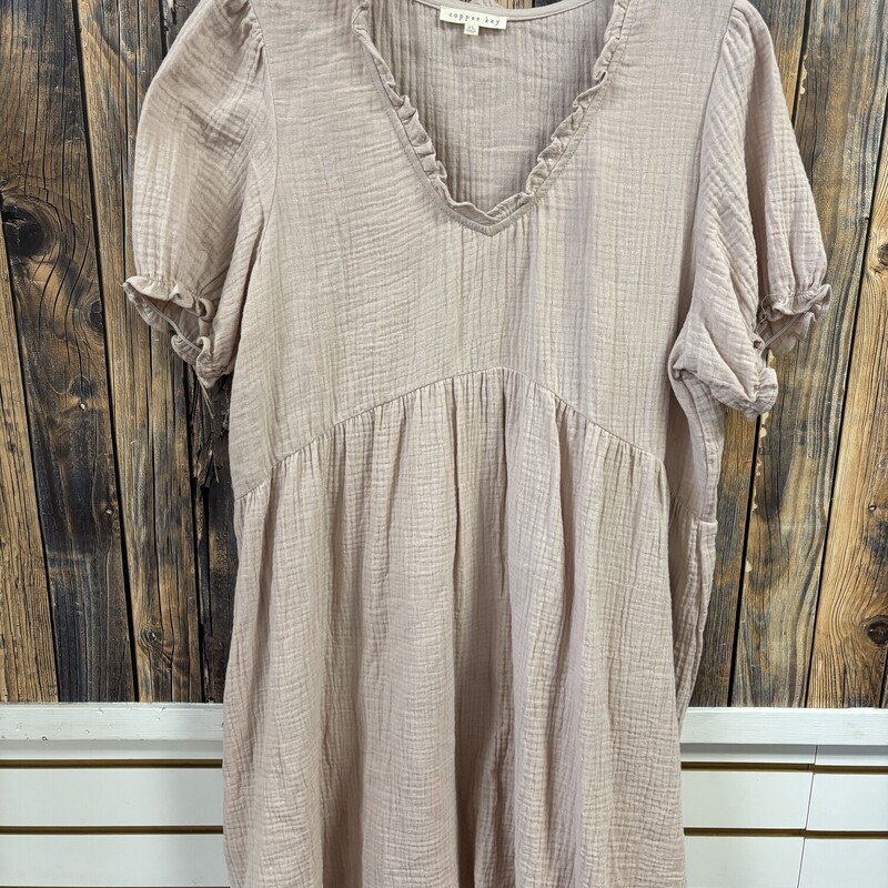 Copper Key Mauve Dress, Size: XL