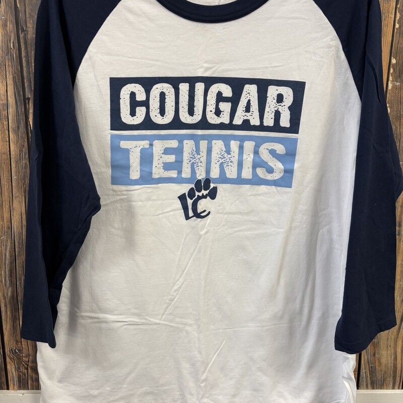 Courgar Tennis Tee, Size: Large