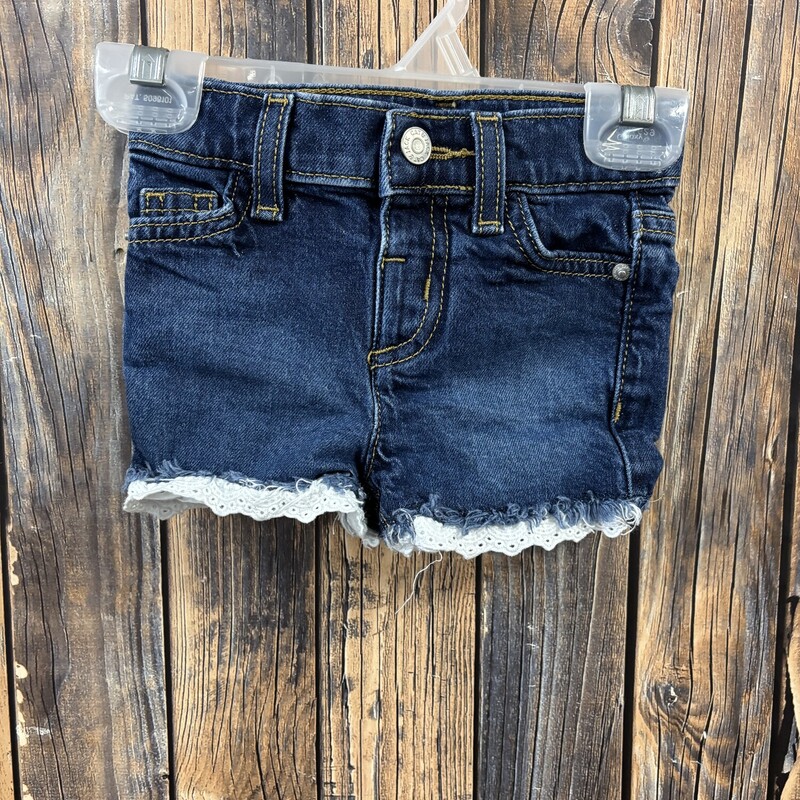 Blue Jean Shorts, Size: 24 Months