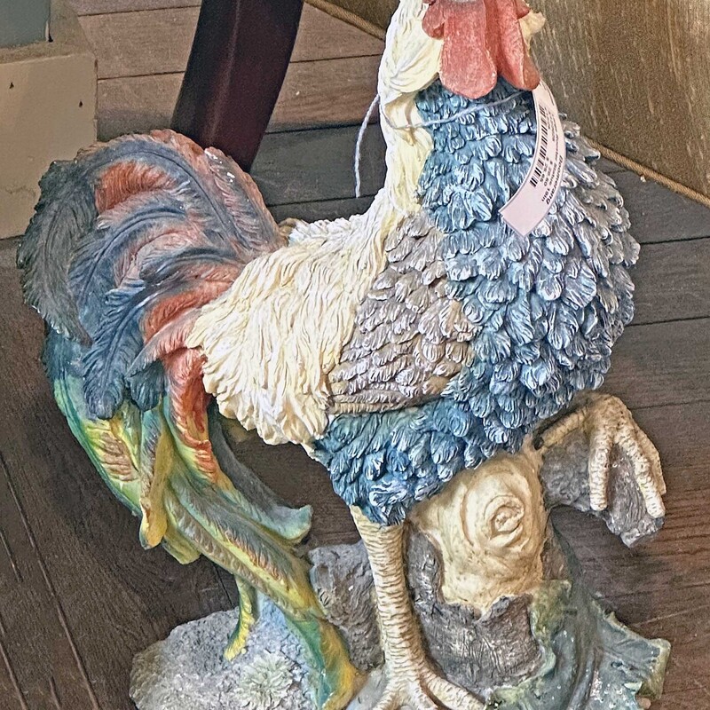 Large Rooster Statue 19In