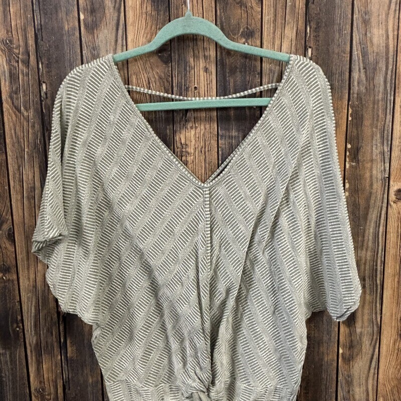 Green Cross Back Top, Size: Medium