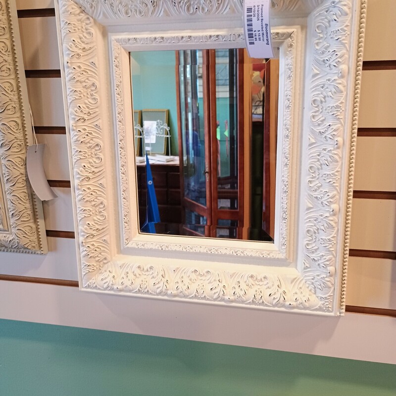 Framed Beveled Mirror