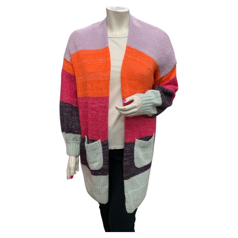 Zaket Plover Cardigan, Multi, Size: XL