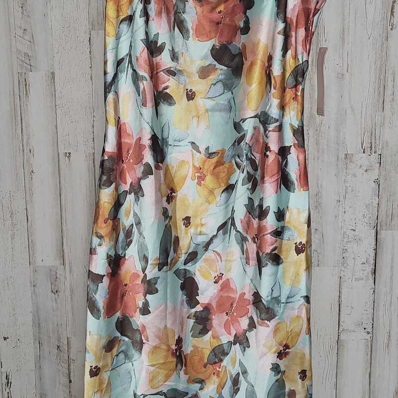 NEW XL Mint Floral Slip D