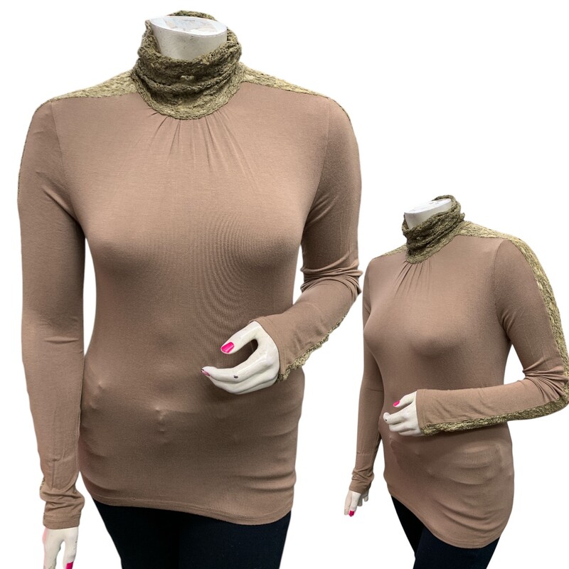 NADO Apparel Top, Brown, Size: L