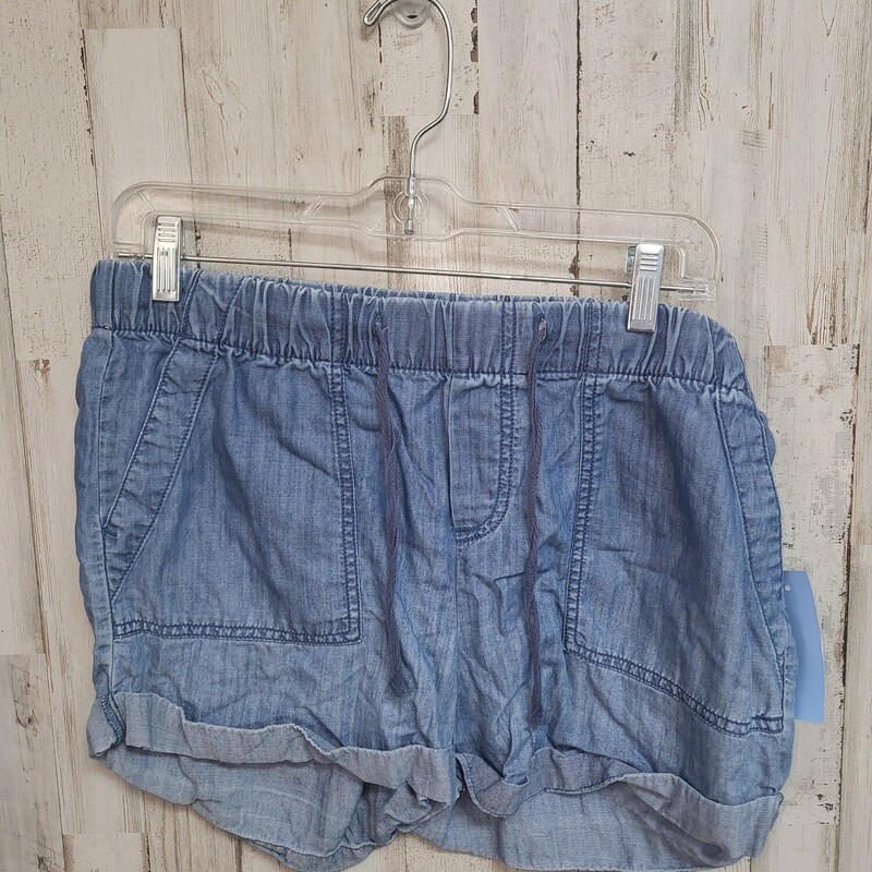 S Chambray Cuff Shorts