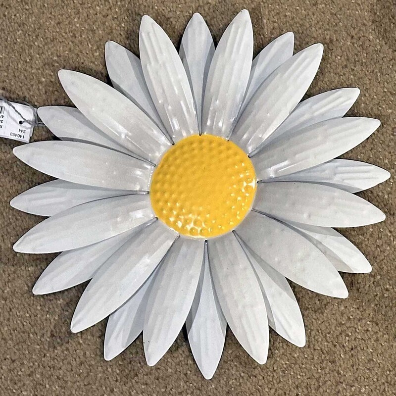 Metal Daisy 12 In Rd