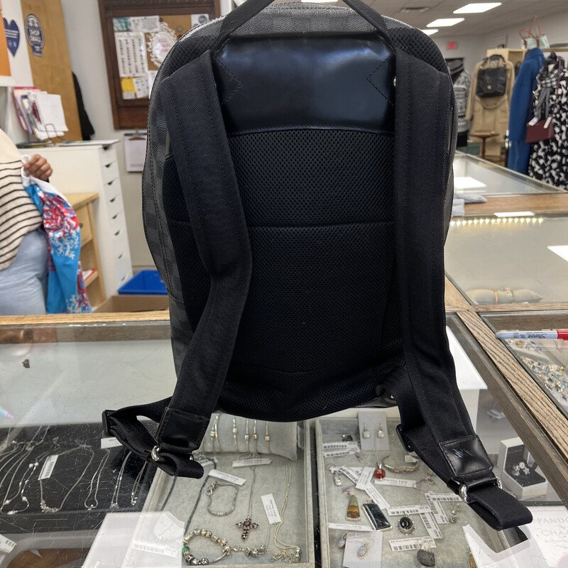LOUIS VUITTON Damier Michael Backpack, Graphite checkered pattern. In good condition!<br />
Size: 18x14
