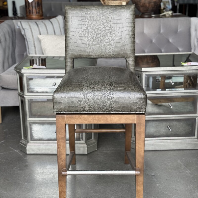 Essex Leather Bar Stool