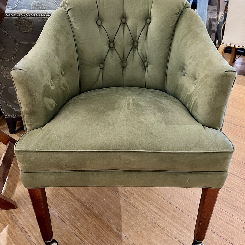Chair Tufted Casters