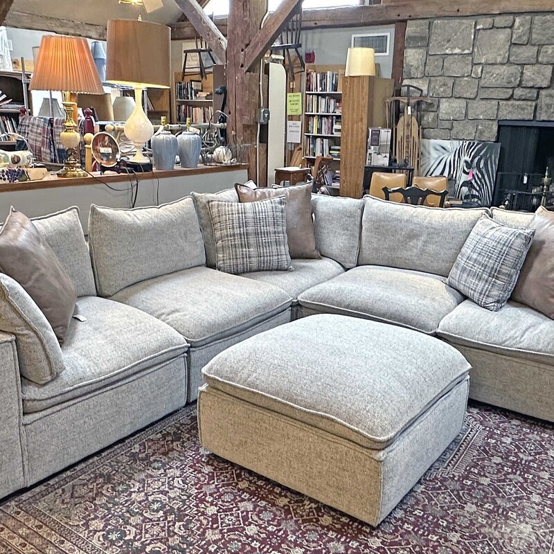 Gray 6 Pc Sectional