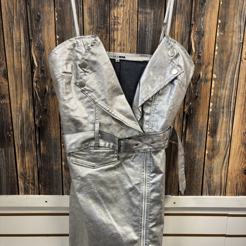 NWT Silver Dress, Size: L