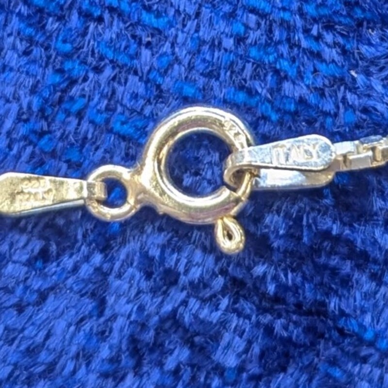 Tiffany Key Sterling,<br />
Necklace 14.5in, Made in Italy 925
