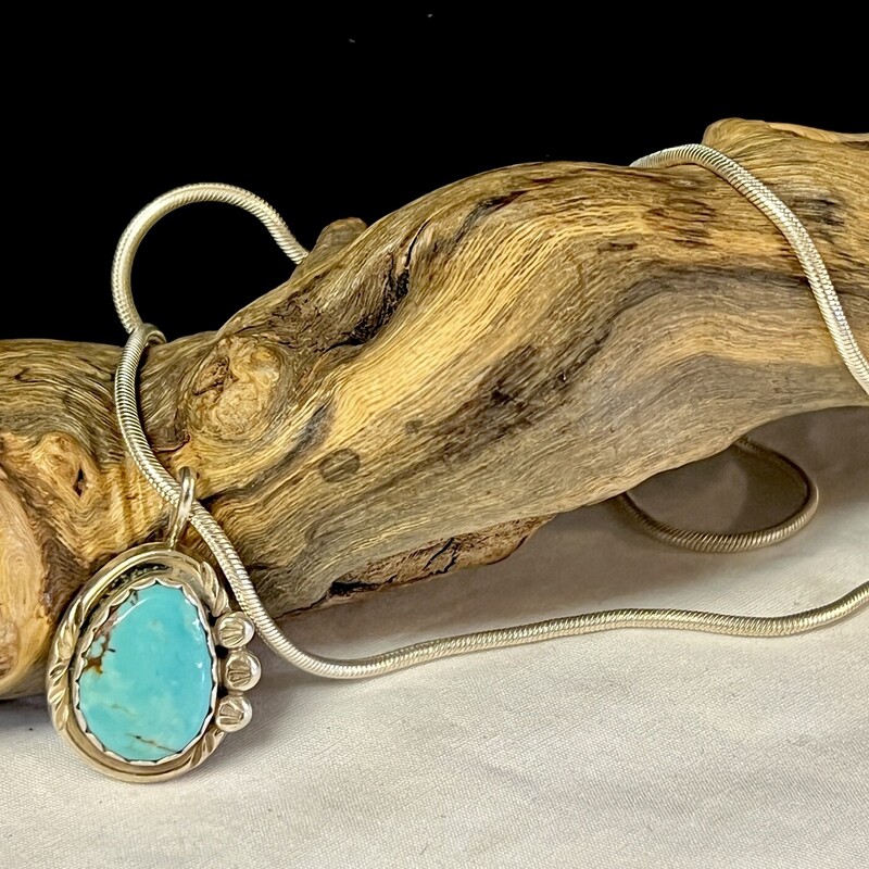 Sterling turquoise necklace