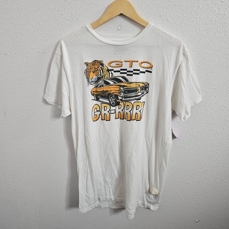 Retro Brand, White, Size: Large