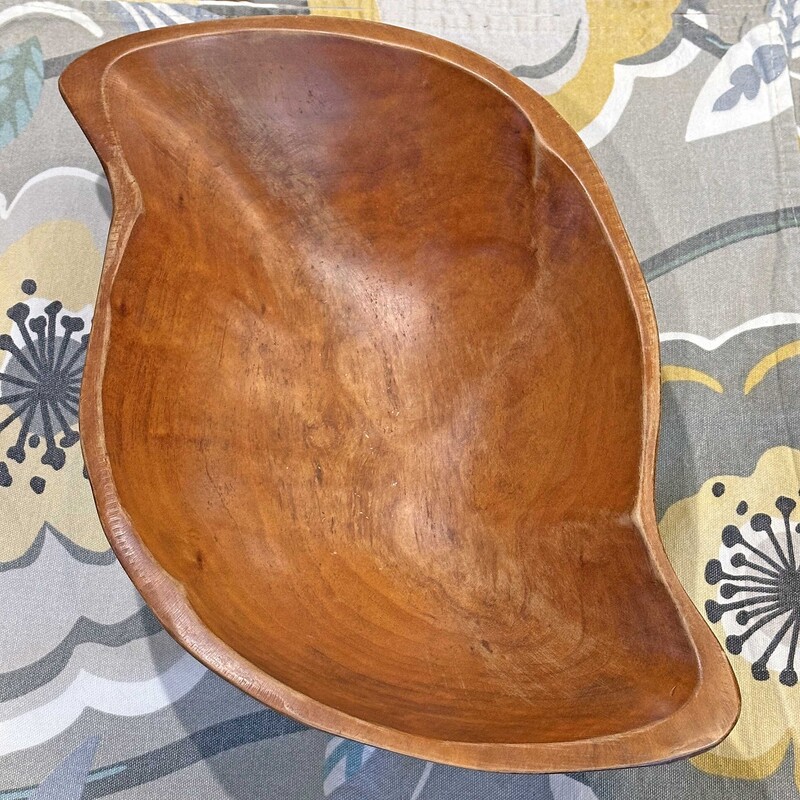 Wooden Bowl 16 X 9 X 3