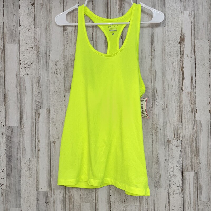 M Neon Yellow Dri Fit Tan, Yellow, Size: Ladies M