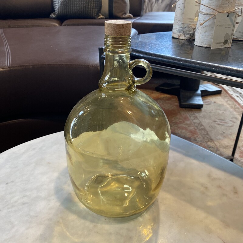Yellow Glass Vase