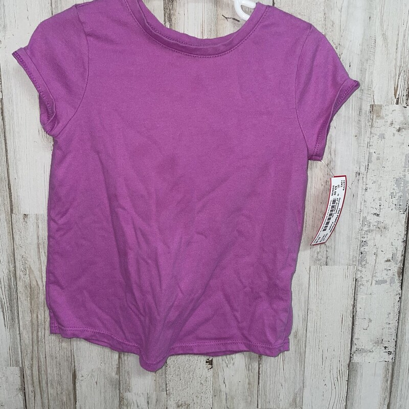 4T Purple Tee, Purple, Size: Girl 4T