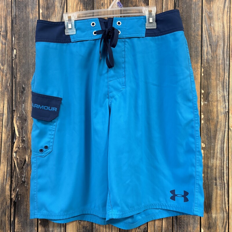 Blue UA Trunks, Size: 30
