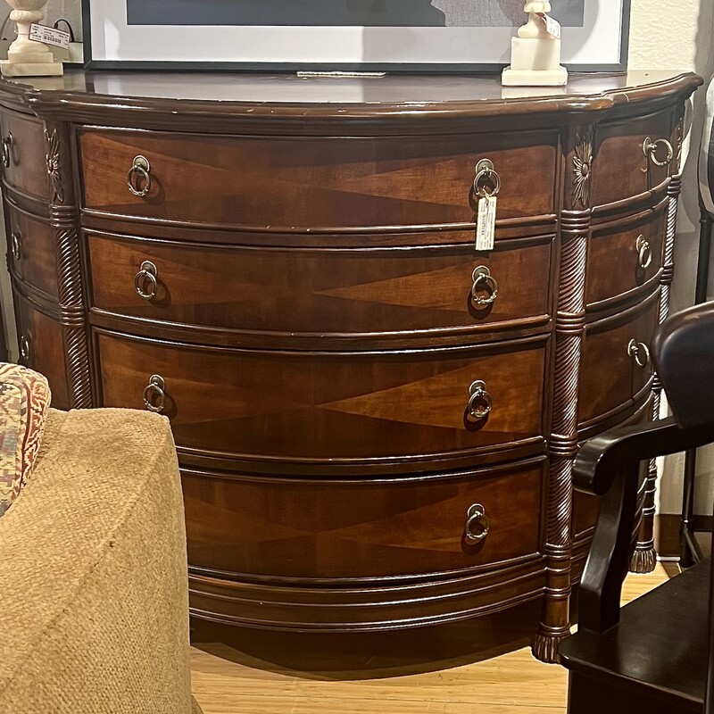 Dresser 12 Drawers 1/2 Moon,
Size: 55x24x41