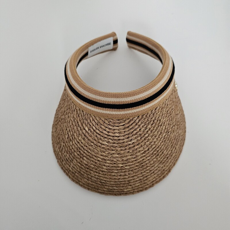 Helen Kaminski $175, TanBlk, Size: Visor
