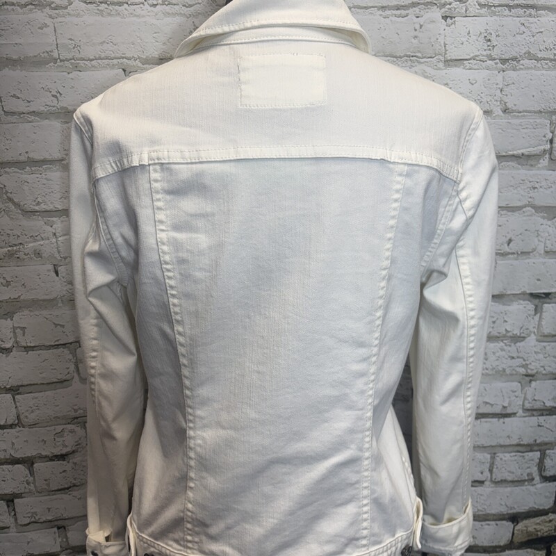 Lands End, White, Size: Small
