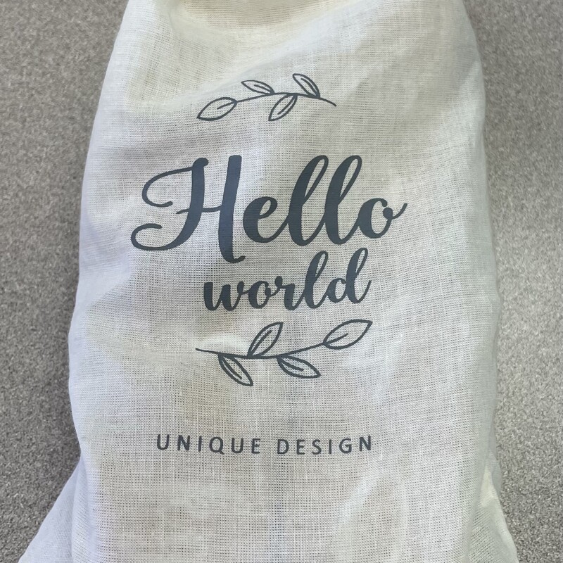 Hello World Wooden Blocks, Beige, Size: Pre-owned