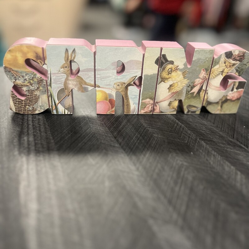 Bunny Spring Sign
