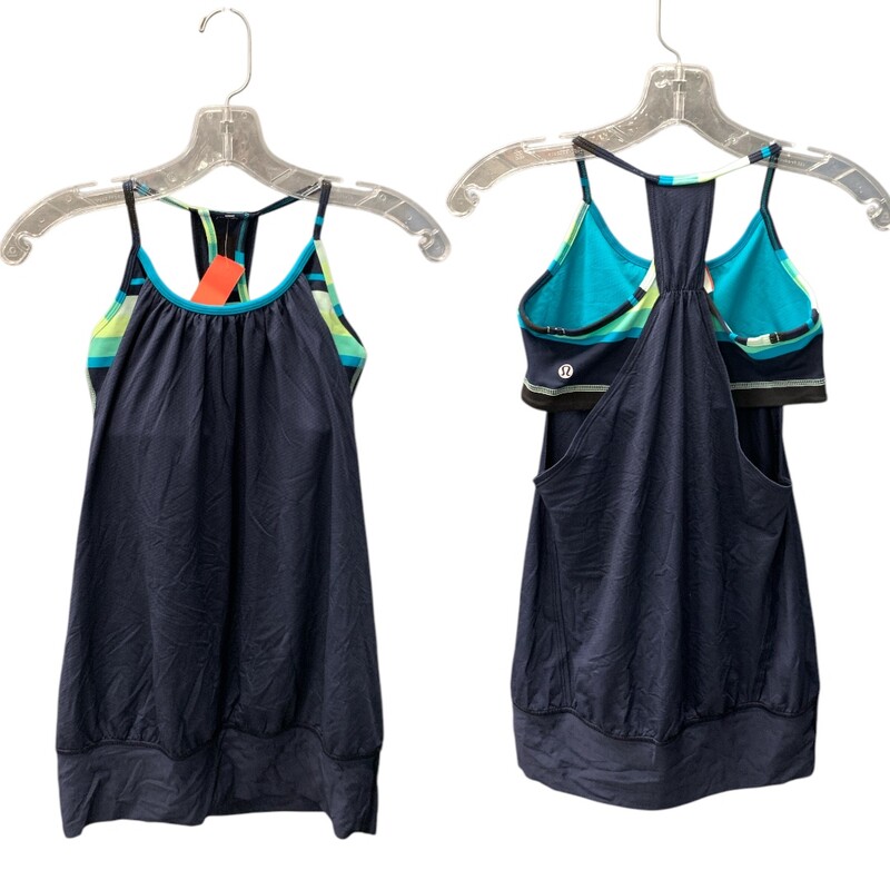 Lululemon Tank, Navy/mul, Size: S