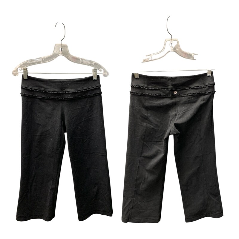 Lululemon 3/4 S6, Black, Size: S