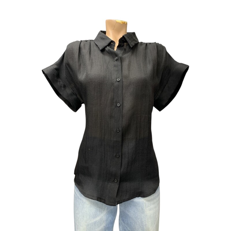 DKNY Top, Black, Size: S