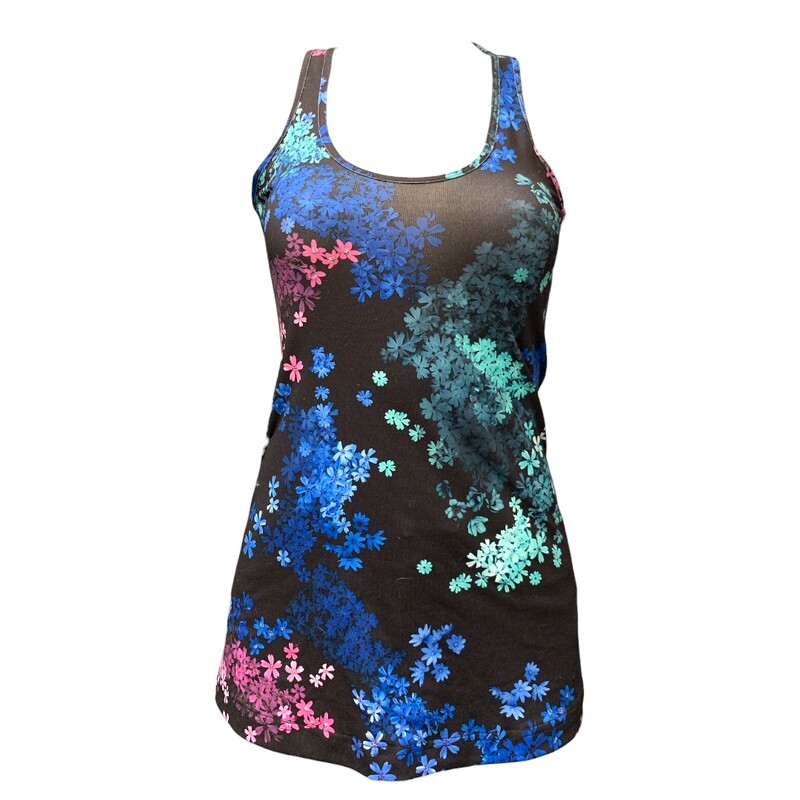 Lululemon Floral, Blk/blue, Size: S